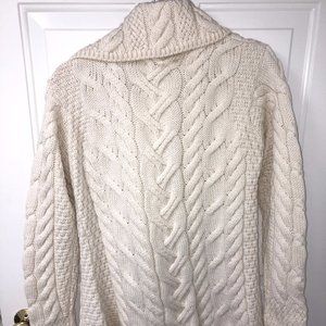 Chunky Knit Cream Sweater